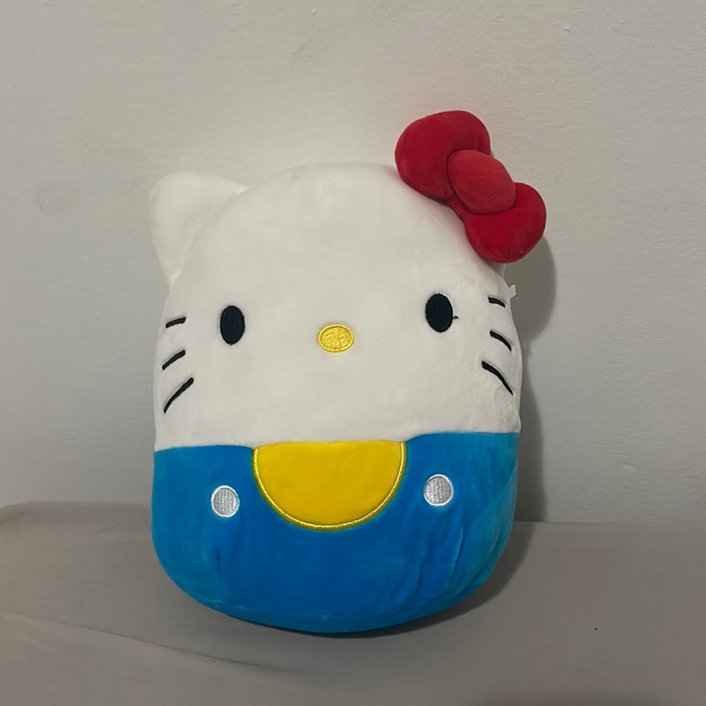Hello kitty blue 8” squishmallow